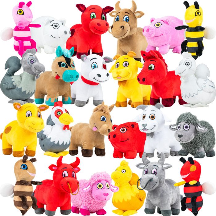 3lsqwishf sqwishland farm series 36pcs