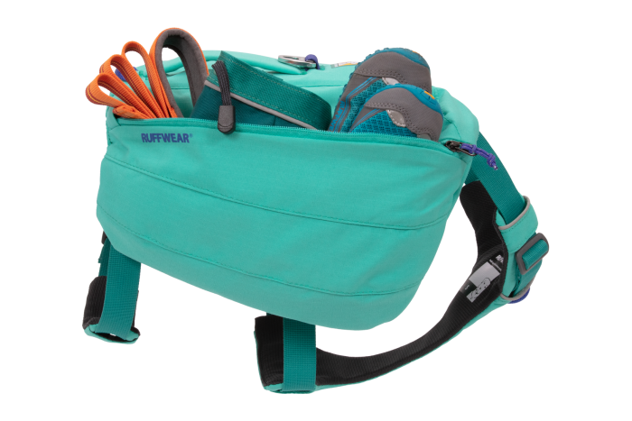 5060 Front Range Day Pack Aurora Teal Side Open SMALL