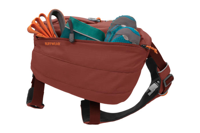 5060 Front Range Day Pack Red Clay Side Open SMALL