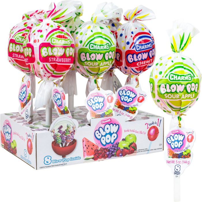 62718 giant blow pop 6pcs giant blow pops large