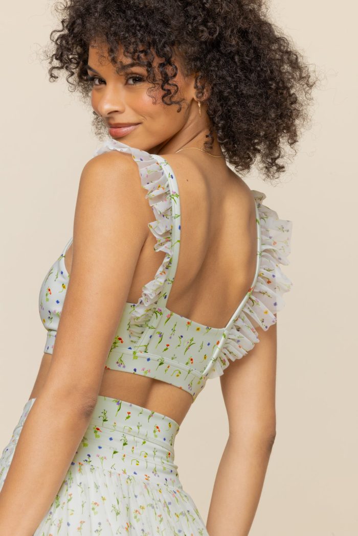 Romance Ruffle Bra Meadow 3897 Edit
