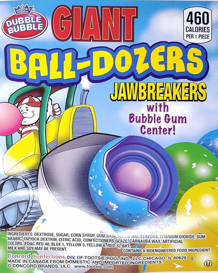 balldozers giant jawbreakers with gum center candy balls 85 piece caseProductdisplay
