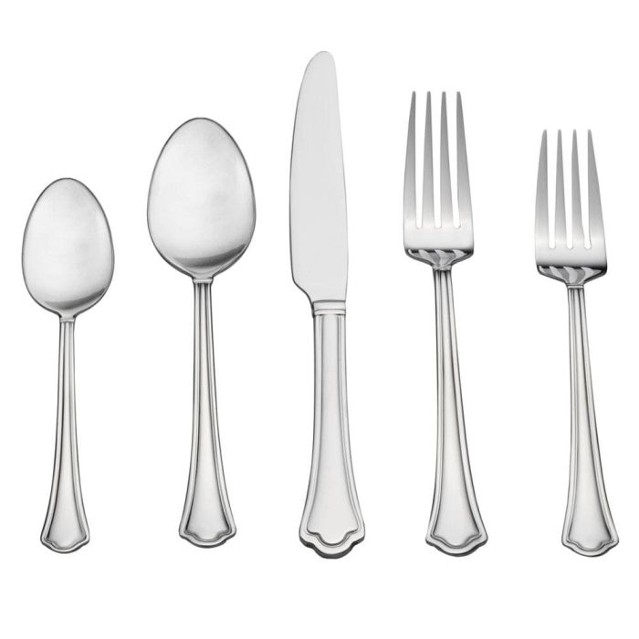 capri frost 53 piece flatware set service for 8 5102569 1