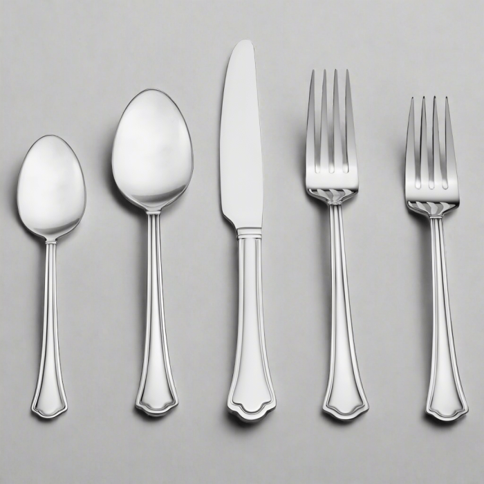 capri frost 53 piece flatware set service for 8 5102569 1