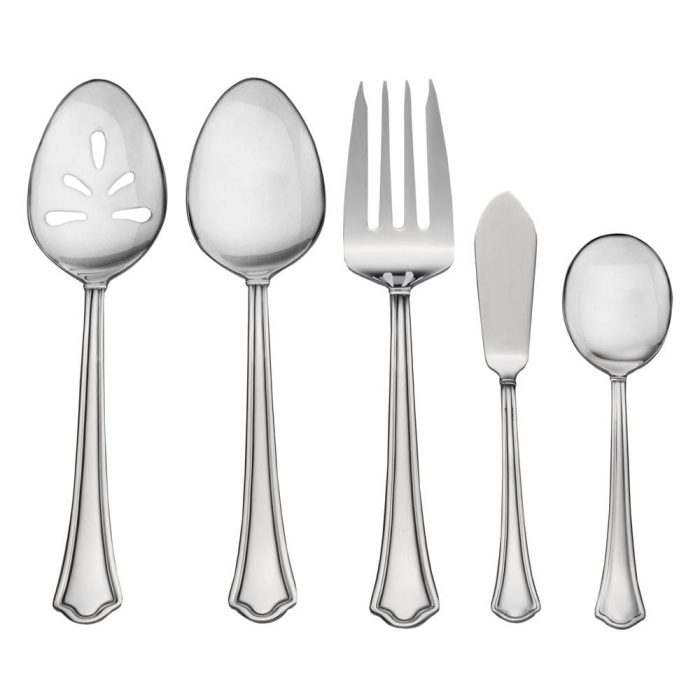 capri frost 53 piece flatware set service for 8 5102569 2