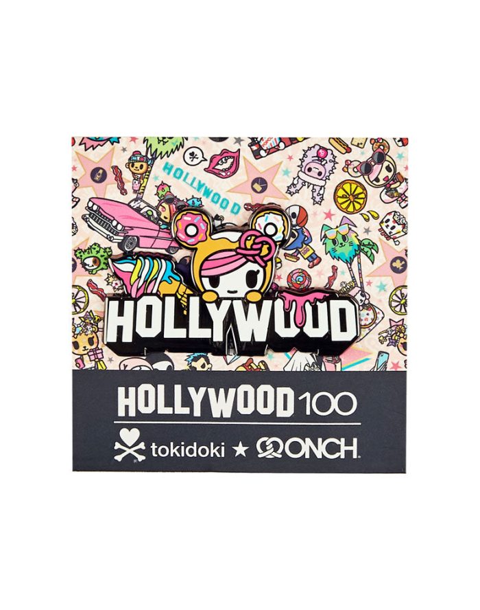 tokidoki onch hollywood 100 donutella enamel pin 01