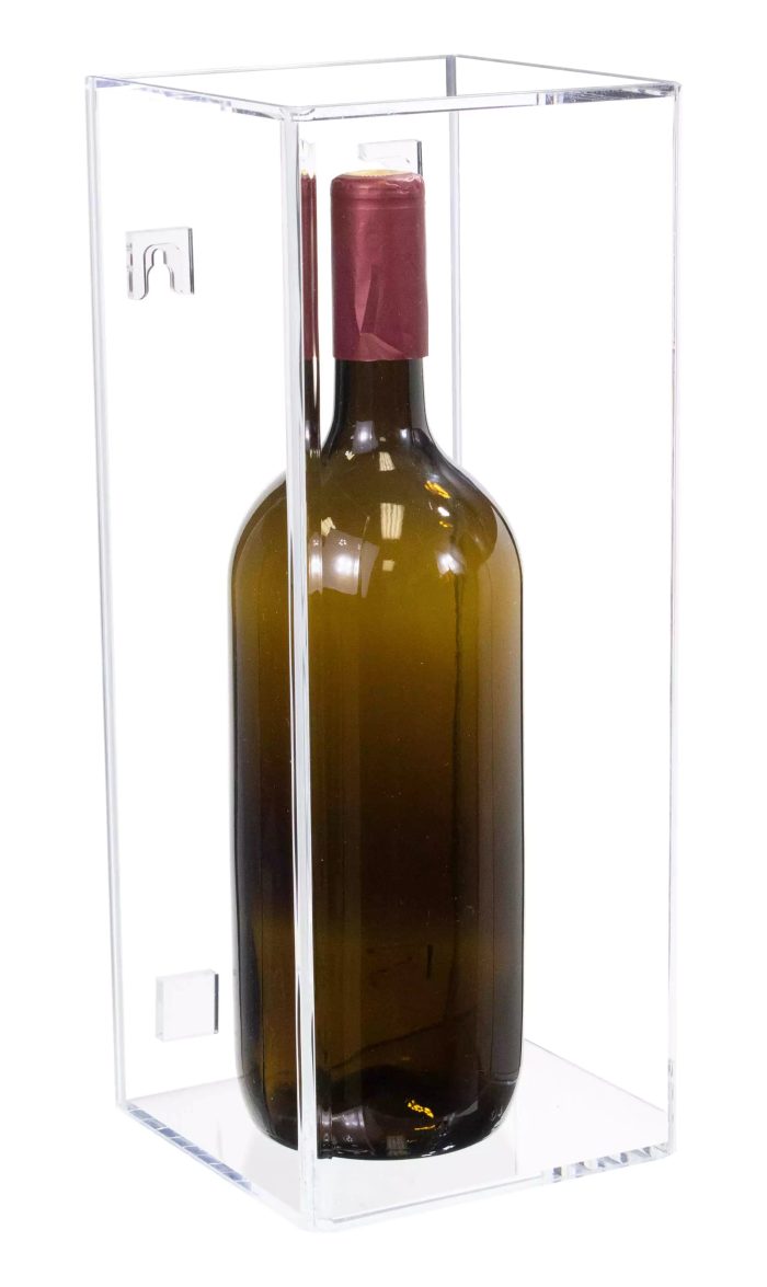 wine bottle display case for sale on better display cases 1 scaled